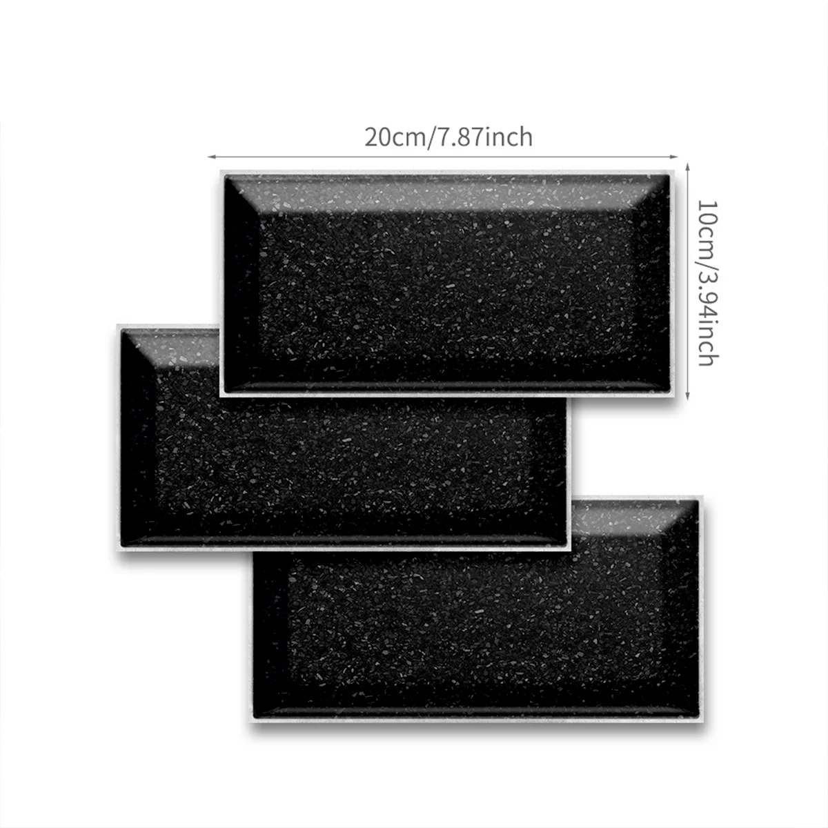 Наклейка в виде мозаичной кирпичной плитки s-Декор водонепроницаемые обои для