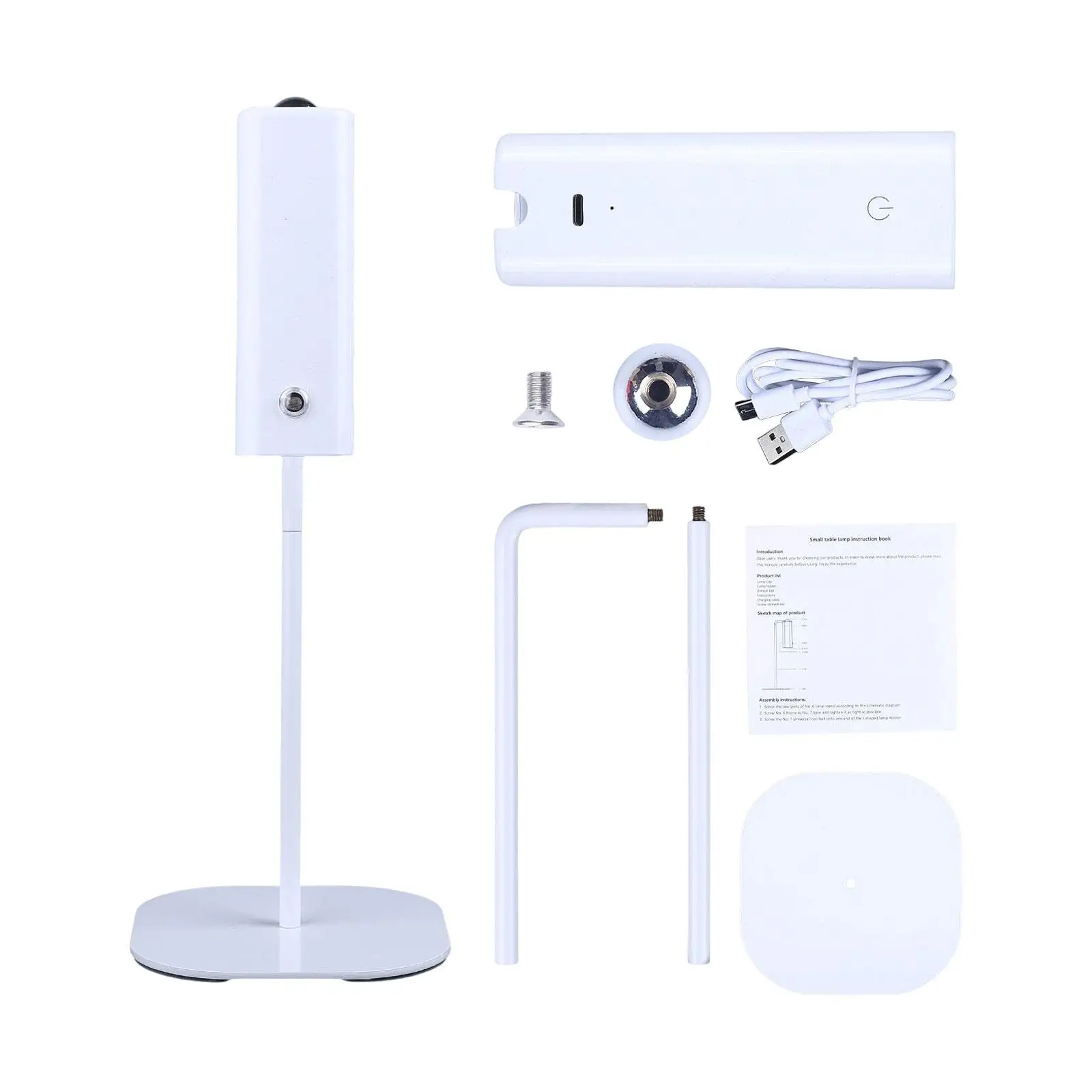 

Настольная лампа, декоративная Регулируемая прикроватная тумбочка с 3 осветительными приборами, с автоматическим затемнением, для офиса, работы, спальни