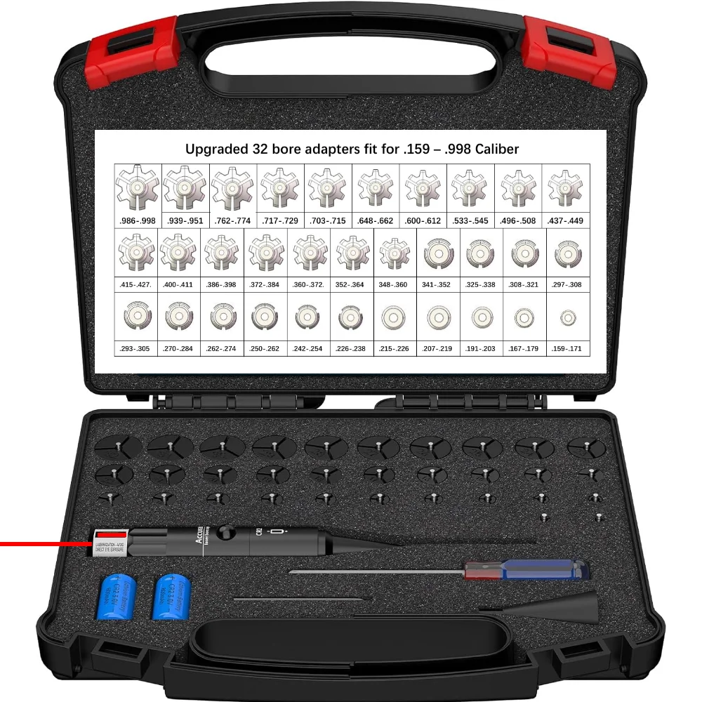 

Модернизированный профессиональный комплект лазерного выделения 32 адаптера Лазерный коллиматор .17 .22–12GA