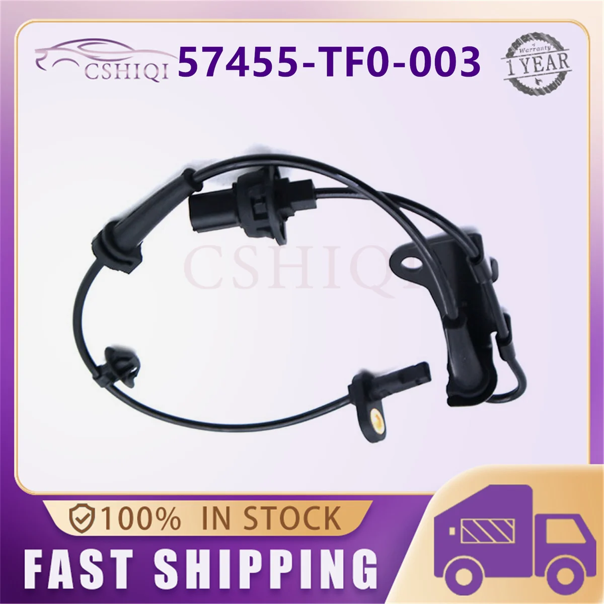 Фото Датчик ABS переднего левого колеса 57455-TF0-003 для Honda CR-Z, Jazz, City, Fit 1.2L, 57455TF0003, 57450-TF0-013, Автозапчасти №5