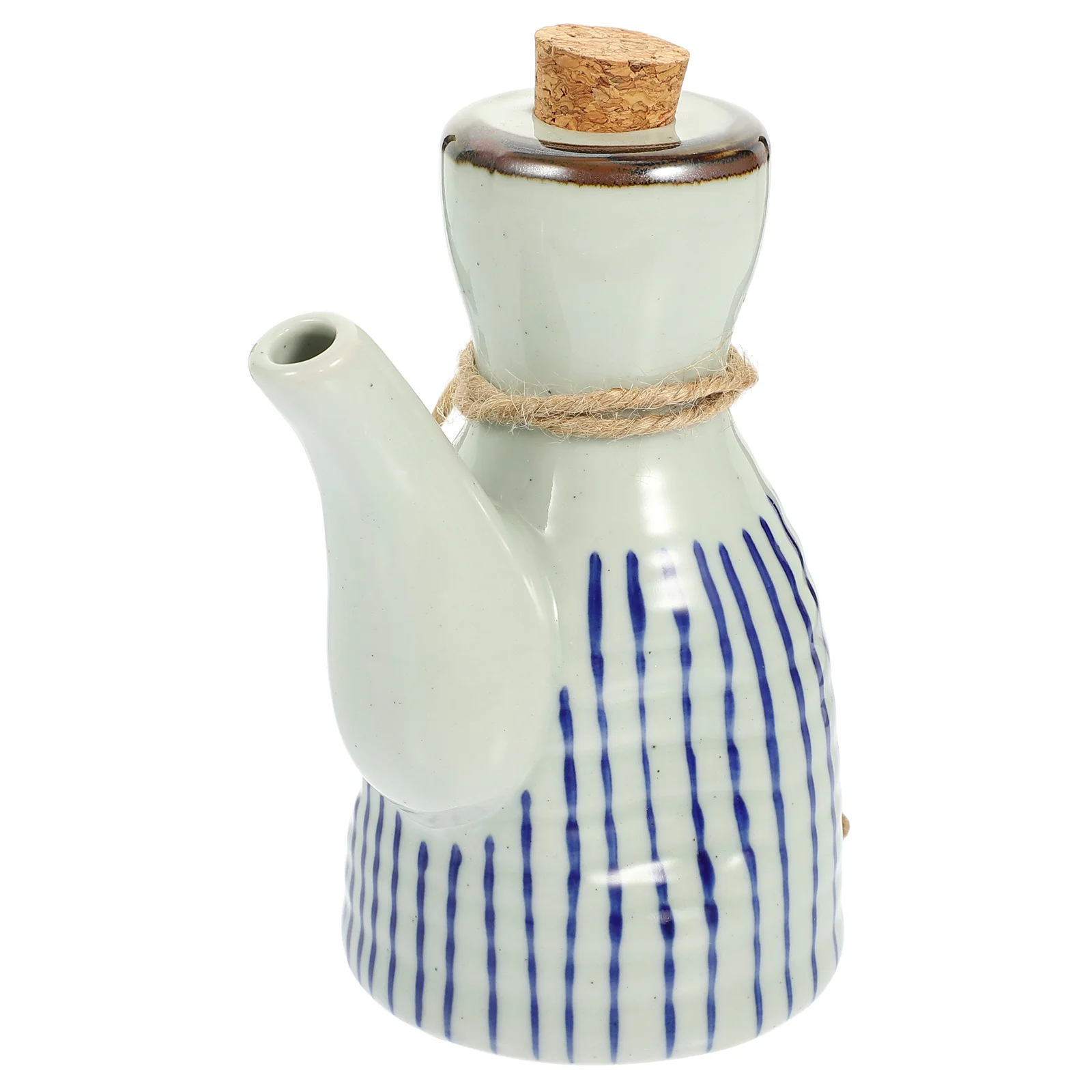 

Dispenser Oil Bottle Sauce Ceramic Vinegar Soy Pot Olive Jar Cruet Condiment Japanese Container Bottles Seasoning Kitchen Liquid