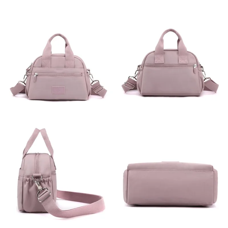 Nylon Shoulder Bags For Women Zipper Large Capacity Top-handle Bag Handbags Travel Luxury Female Purse Crossbody Bag Tote
