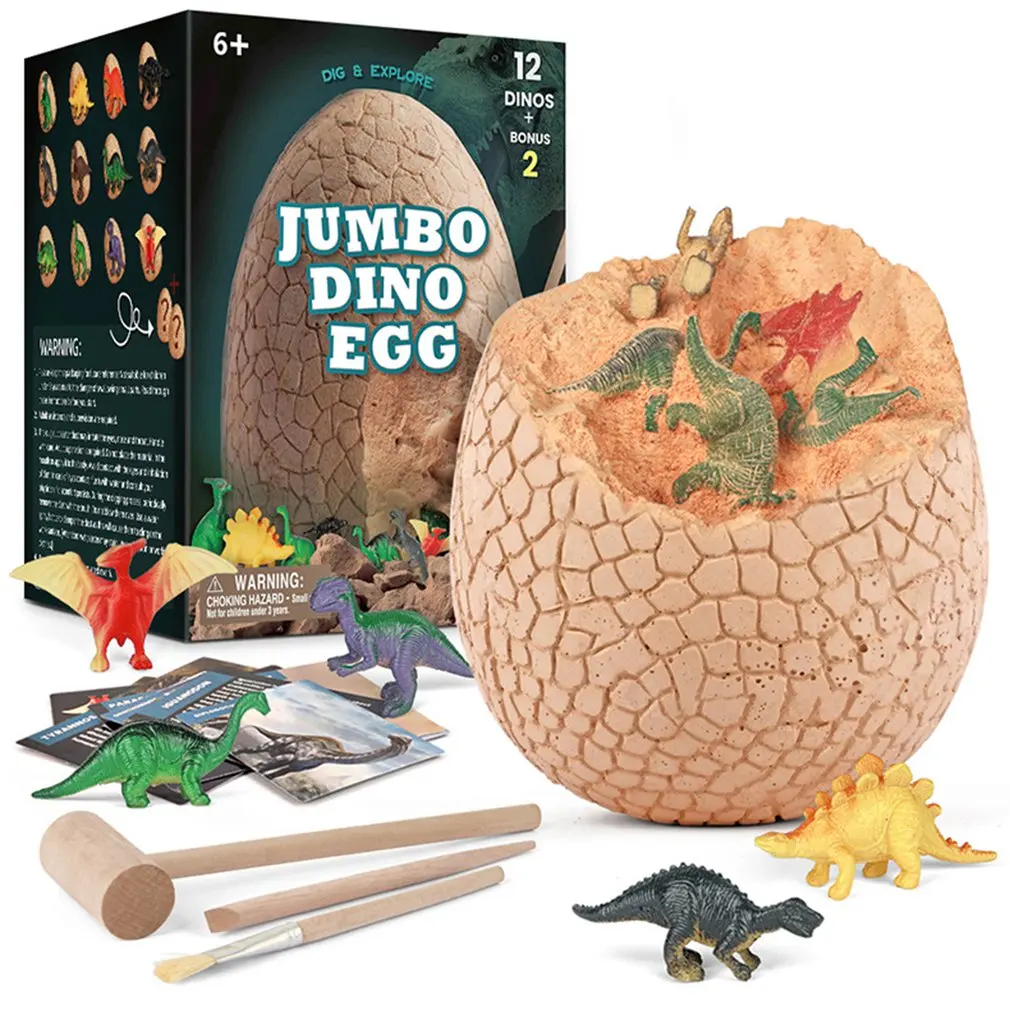 

Dinosaur Eggs Jurassic Park Tyrannosaurus Model Toys Mining Dinosaur Archeology Digging Educational Toys Kid Boy Birthday Gifts