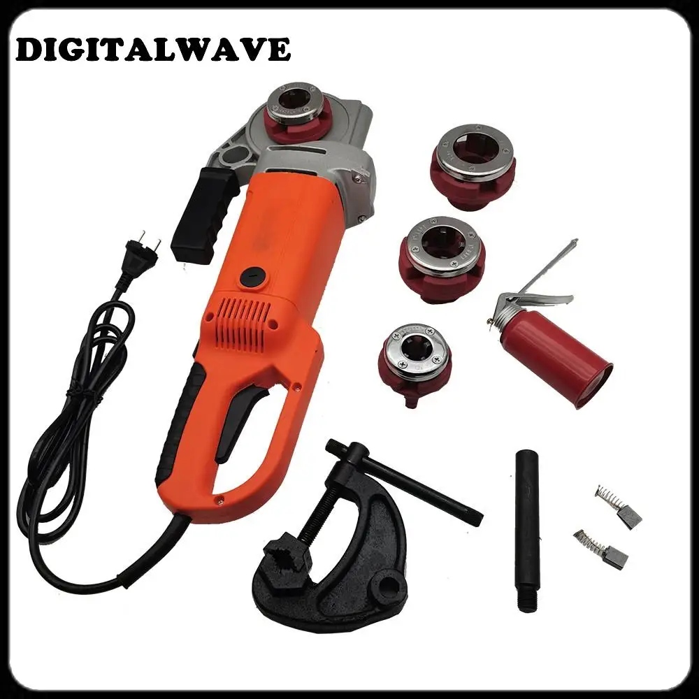 

30 Type Portable Hand-Held Electric Pipe Threading Machine 220v/2000w Household Hinged Plate Galvanized Pipe Threading Tool