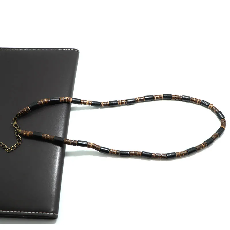 Минималистичное Деревянное Колье-чокер Для Мужчин 46 См Хип-хоп Рок Воротник Из