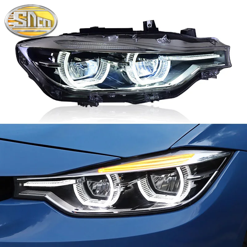 SNCN автомобильный Стайлинг светодиодная фара в сборе для BMW F30 F35 320i 328i 2012-2018