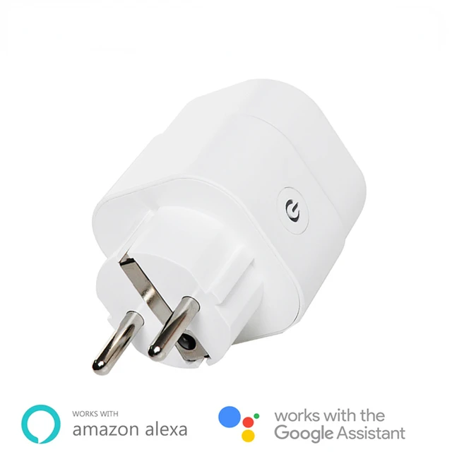 

16A EU Smart Wifi / Zigbee Power Plug with Monitor Smart Home Wifi Wireless Socket Works with Home App