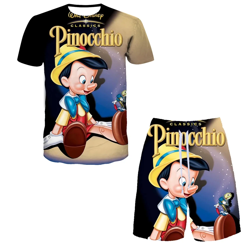 Футболка С Героями Мультфильмов «Дисней Пиноккио» Для Мужчин, Женщин И ...
