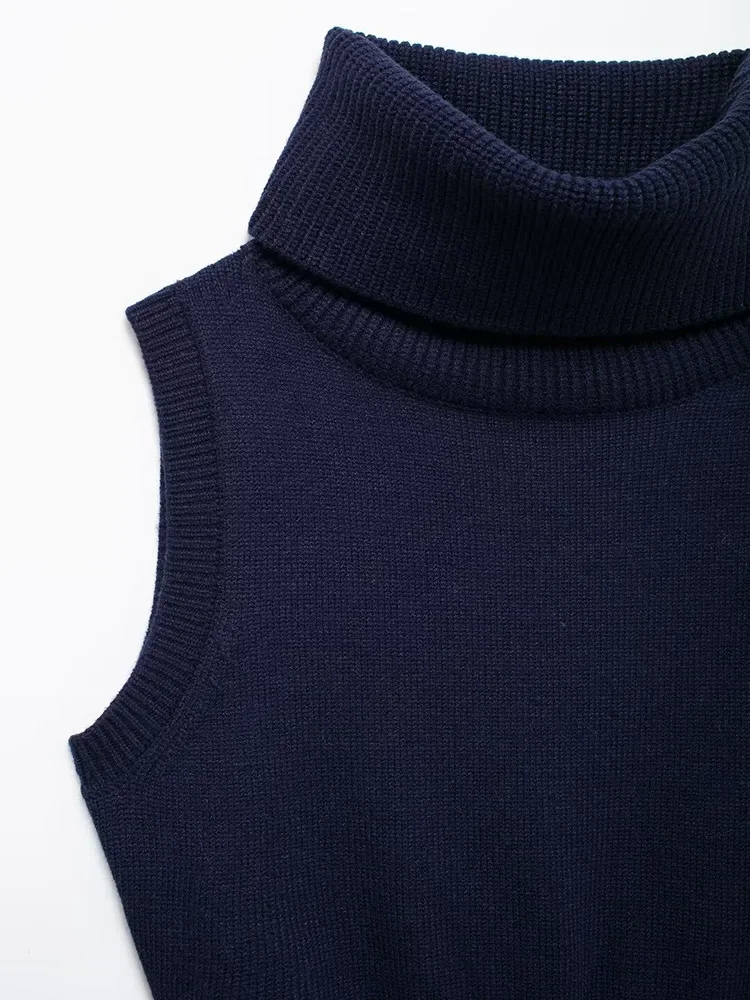 Willshela женский модный однотонный вязаный пуловер с эластичной резинкой на талии