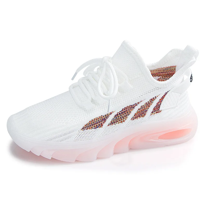 Weaving Women's Shoes 2022 Ins Korean Summer New Sports Shoes Female Students Breathable Leisure Fitness Running Shoes Women