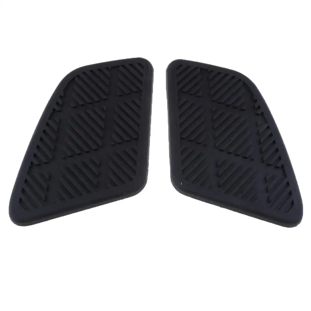 

New Motorcycle Square Fuel Tank Traction Pads Gas Pad Protectors