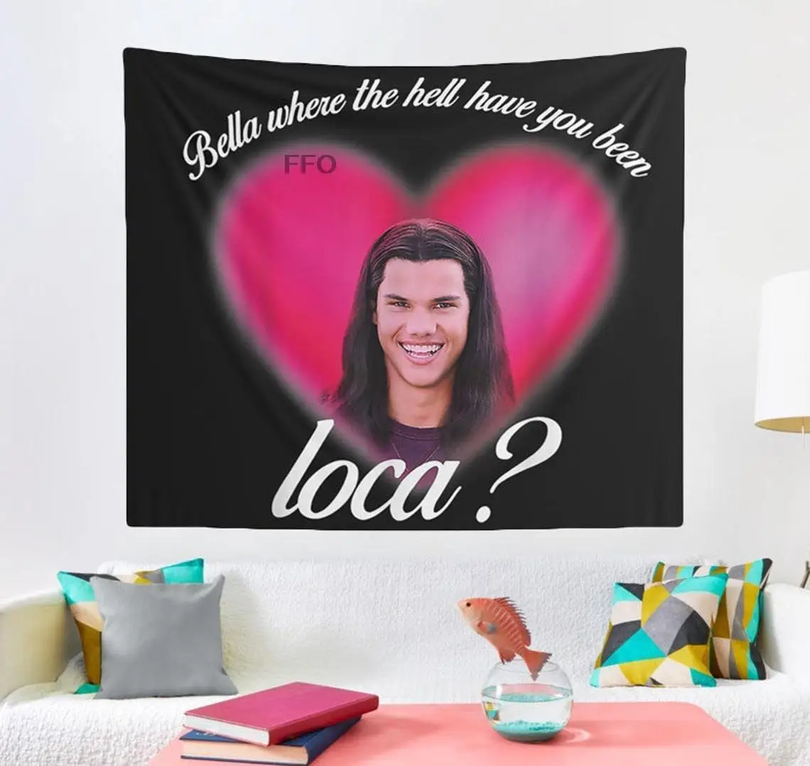 декор комнаты на стену макраме.хиппи.декор эстетикГобелен FFO Love Pink Bella Где черт вы