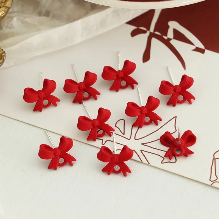 

Основа для сережек-гвоздиков в виде бабочки, 10 шт.