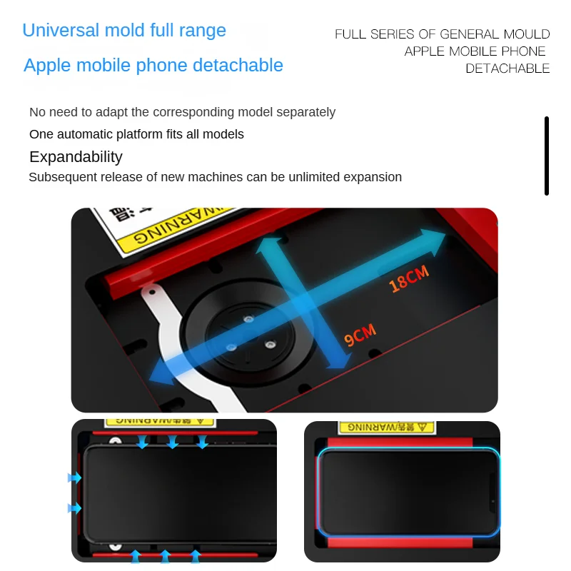 TBK-288 Полностью автоматический интеллект ЖК-экрана сепаратор нагрева для Iphone 14 13 12