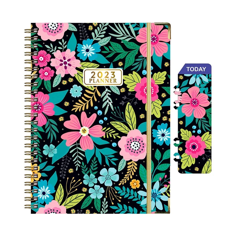 

Planner Notebook 8.4 Inch X 6 Inch Planner Notebook Spiral Planner Notebook With Bookmarks A01