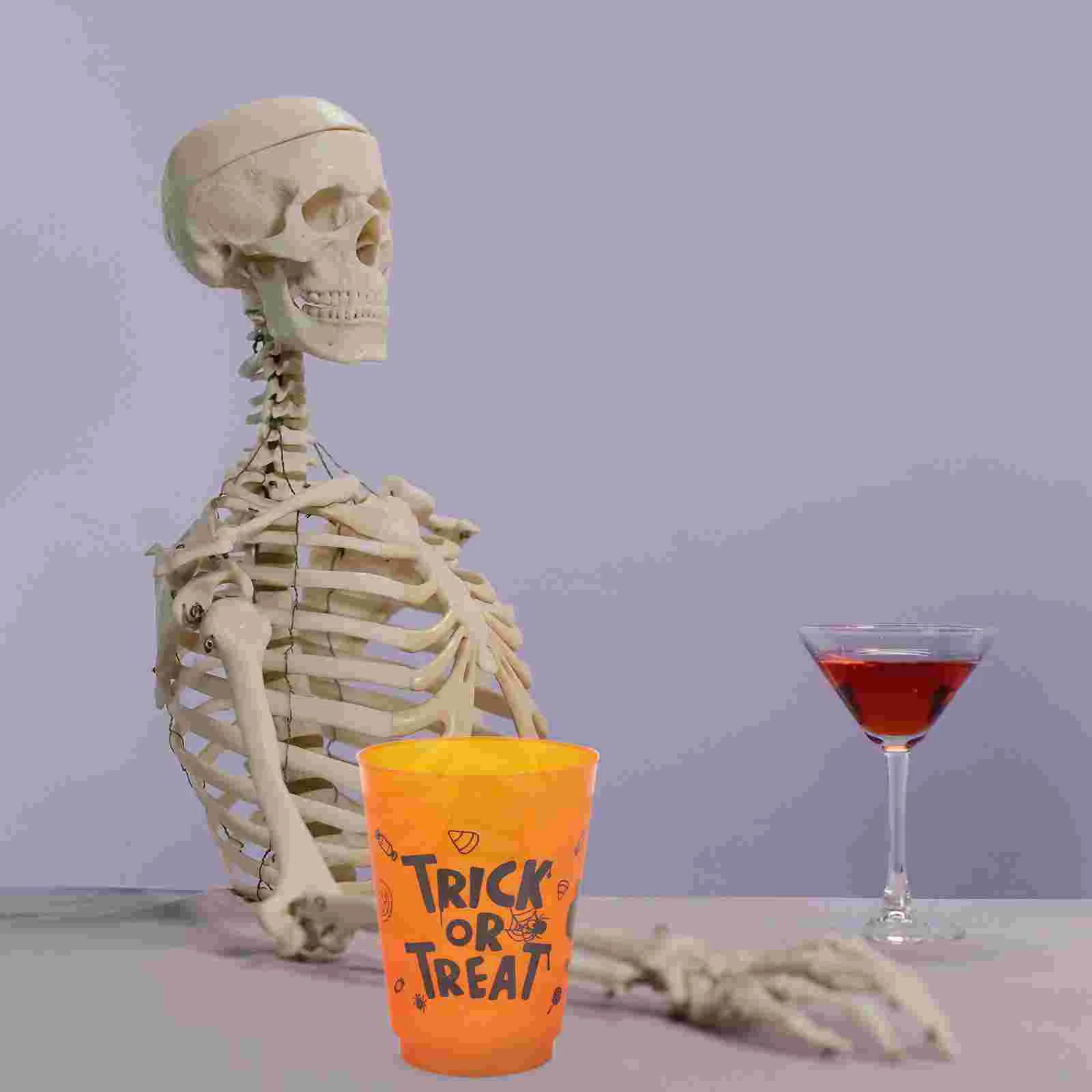 

5 шт., пластиковые чашки для Хэллоуина