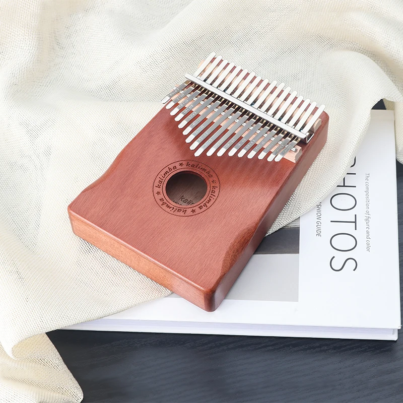 17 Keys Kalimba Thumb Piano finger piano Mahogany Wood Body Musical Instruments With Learning Book and Kalimba Tuner
