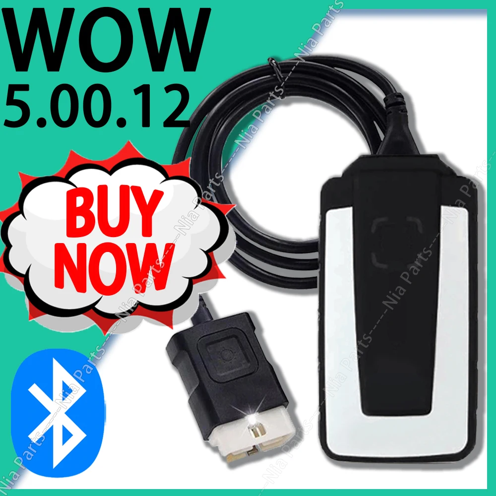Автомобильный диагностический сканер WOW Snoope-r 5. 00 12 Bluetooth с keygen wurt-h 5.00.8 R2 obd2