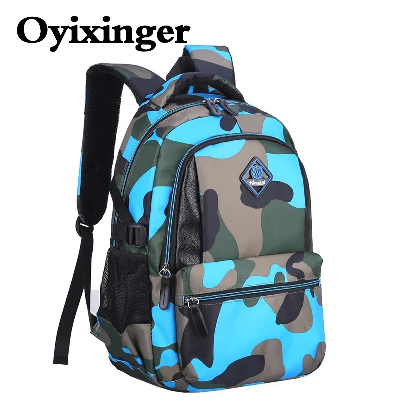 

2023 Children's Schoolbag Men's And Women's Camouflage Leisure Backpack For Primary And Middle School Students