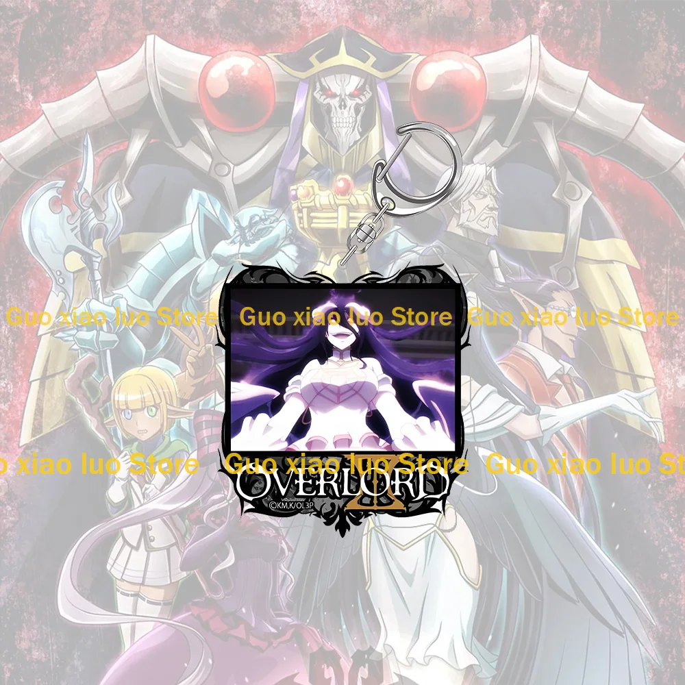 Фото Акриловый брелок Overlord III Sebas Tian Cocytus Demiurge Mare Bello Fiore Aura Bella Fiora Shalltear Bloodfallen Albedo №3