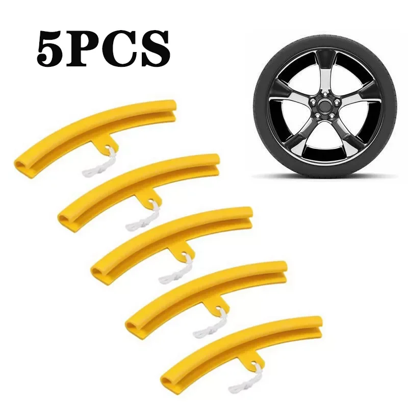 

5PCS Flexible Universal Mounting Tools Motorcycle Accessories Wheel Edge Soft Easy Install Protections Tyre Rim Protector Change