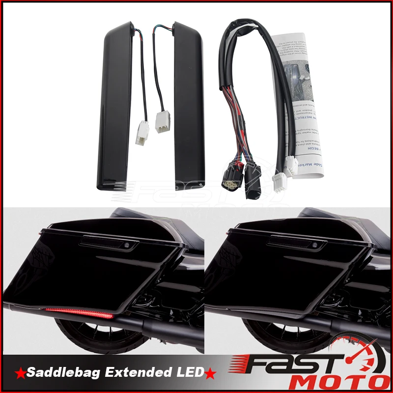 Удлиненная сумка СИД светильник РА для мотоцикла тормозной сигнал поворота