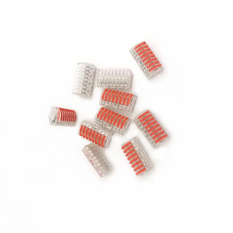 10 шт. 218 нажимные клеммы для электрических кабелей универсальный компактный