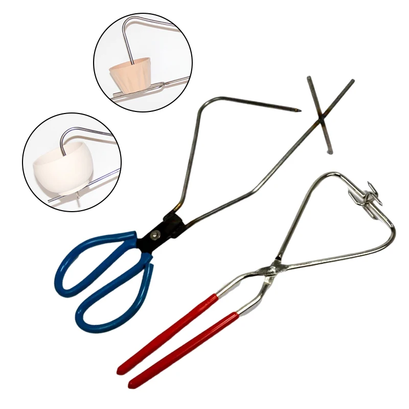 

Stainless Steel Clay Sculpture Dipping Tong Colour Glaze Moulding Pottery Tool