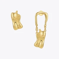 enfashion irregular body earring for women gold color asymmetric drop earrings 2021 fashion jewelry party pendientes e211239