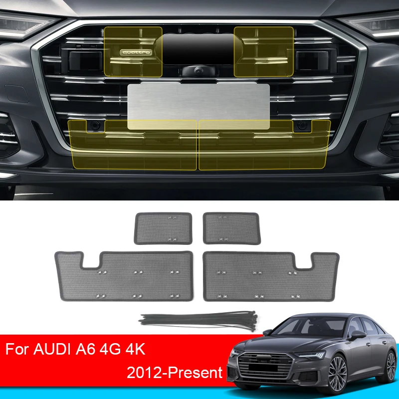 

Car Insect-proof Air Inlet Protection Cover Airin Insert Net Vent Racing Grill Filter For Audi A6 4G 4K Quattro 2012-2025