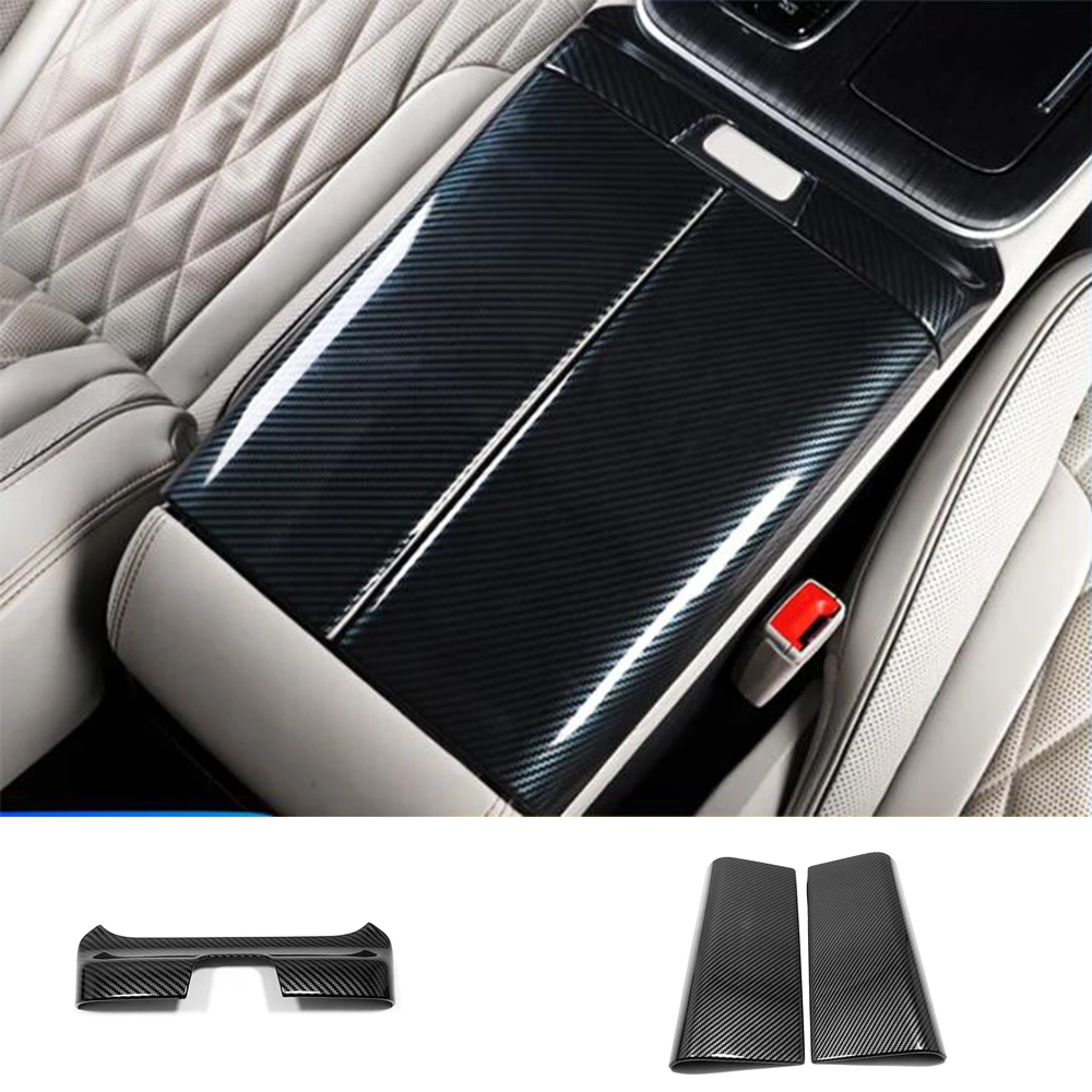 

АБС-пластик из углеродного дерева для Trumpchi Gac Gs8 2022 2023, автомобильный подлокотник, ящик для хранения, декоративная рамка, панель переключателя, накладка, аксессуары