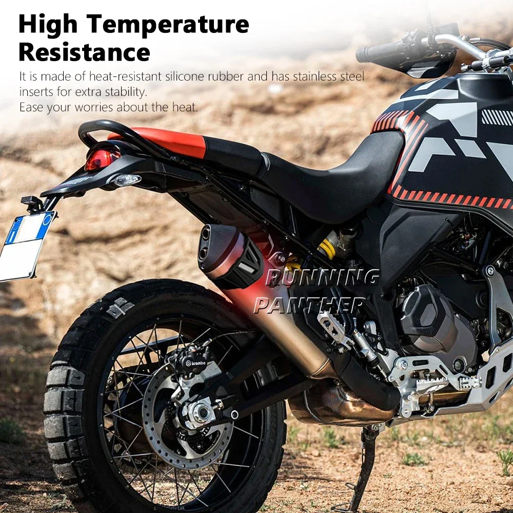Защитный выхлопной глушитель для мотоцикла тепловая защита труб Ducati Desert X