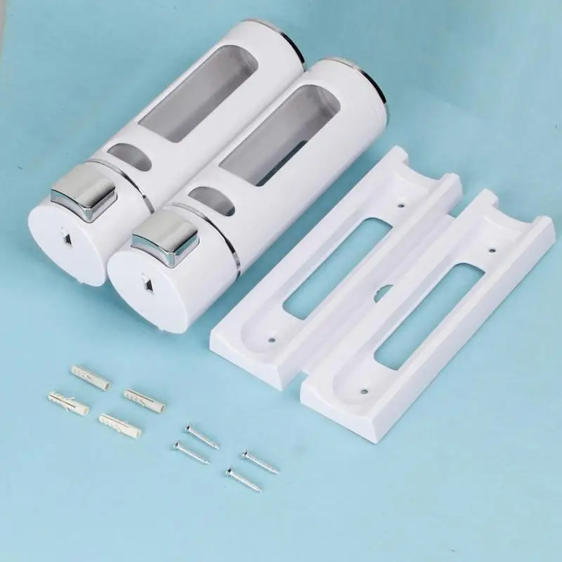 Одинарный/двойной настенный дозатор для мыла диспенсер шампуня и ванной