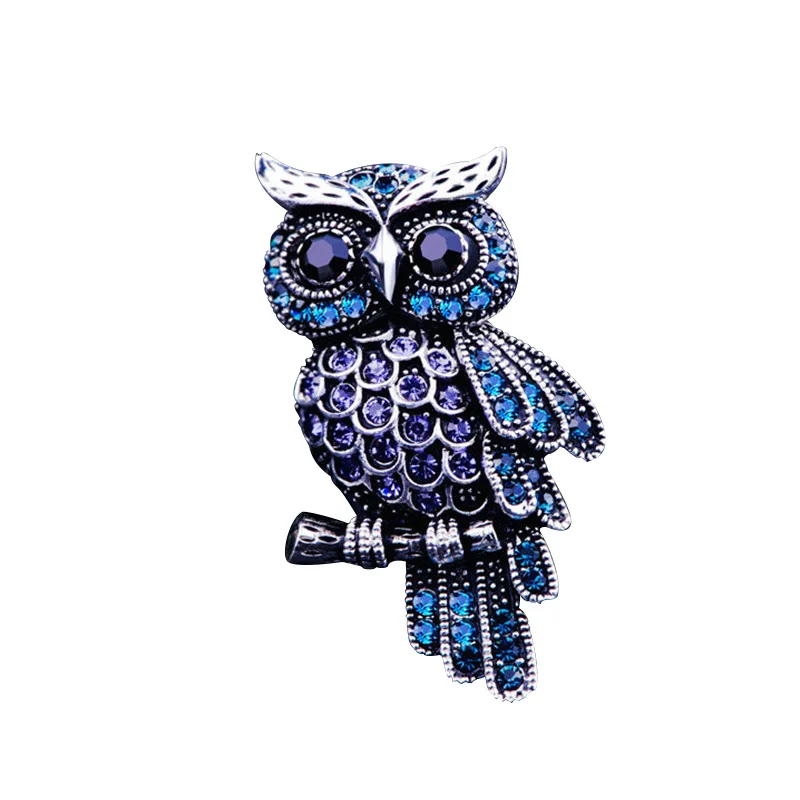 Броши совы из нержавеющей стали