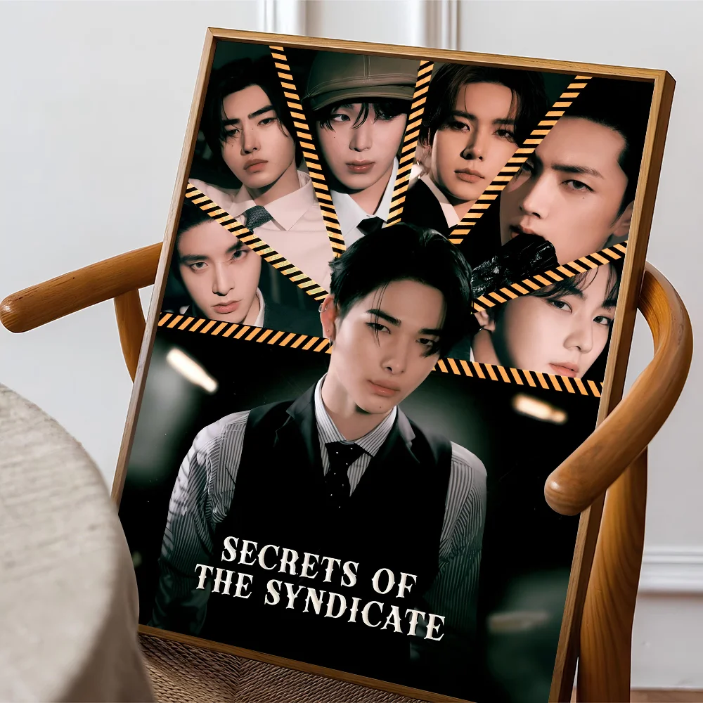 Kpop E-ENHYPENS классический аниме постер водостойкая бумажная наклейка кофейня бар