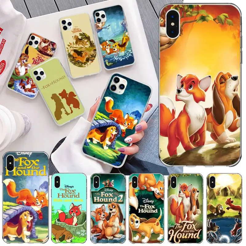 

Disney The Fox and the Hound Phone Case For iphone 13 12 11 Pro Mini XS Max 8 7 Plus X SE 2020 XR Silicone Soft Cover
