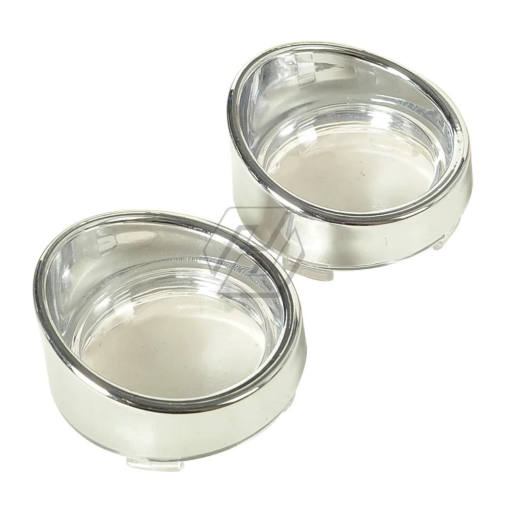 Хромированный чехол для мотоцикла с козырьком указателя поворота Harley Dyna Softail