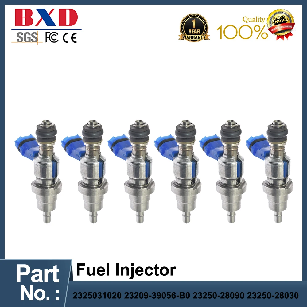 

23250-31020 6pcs Fuel Injectors 2325031020 23209-39056-B0 23250-28090 23250-28030 For Lexus IS250 2006-2013 2.5L GS300 2006 3.0L