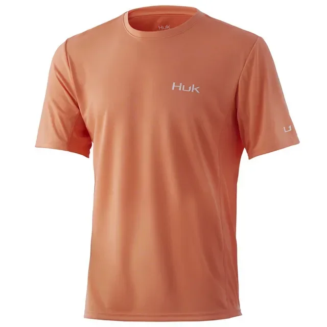 Рубашки для рыбалки с короткими рукавами летняя быстросохнущая одежда защитой