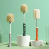 cup brush household kitchen sponge cleaning small brush can replace long handle brush insulation cup cleaning cup cleaning brush