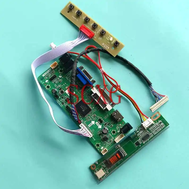 

LCD Display Matrix Driver Controller Board Fit IASX16C ITSX68C 14.1" DIY Kit 1CCFL VGA DVI HDMI-Compatible 30 Pin LVDS 1400*1050