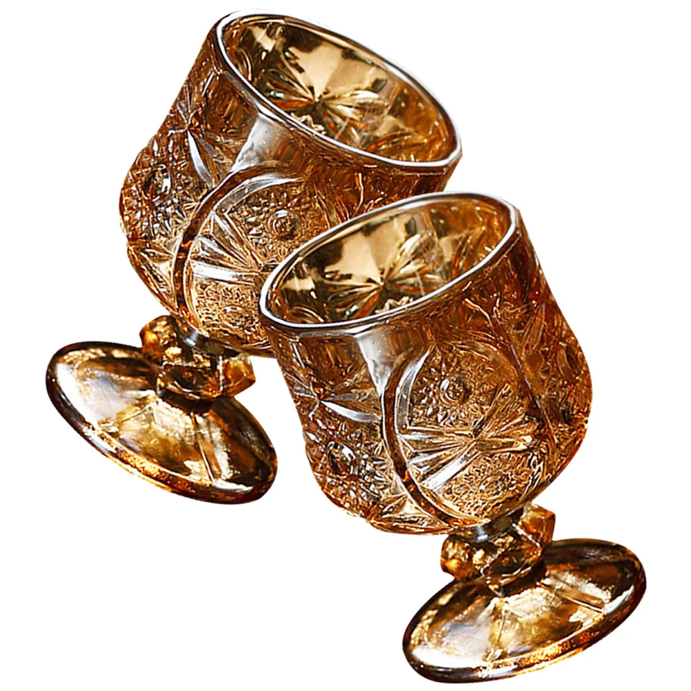 

Glass Small Household Delicate Cup Vintage Whiskey Set Exquisite