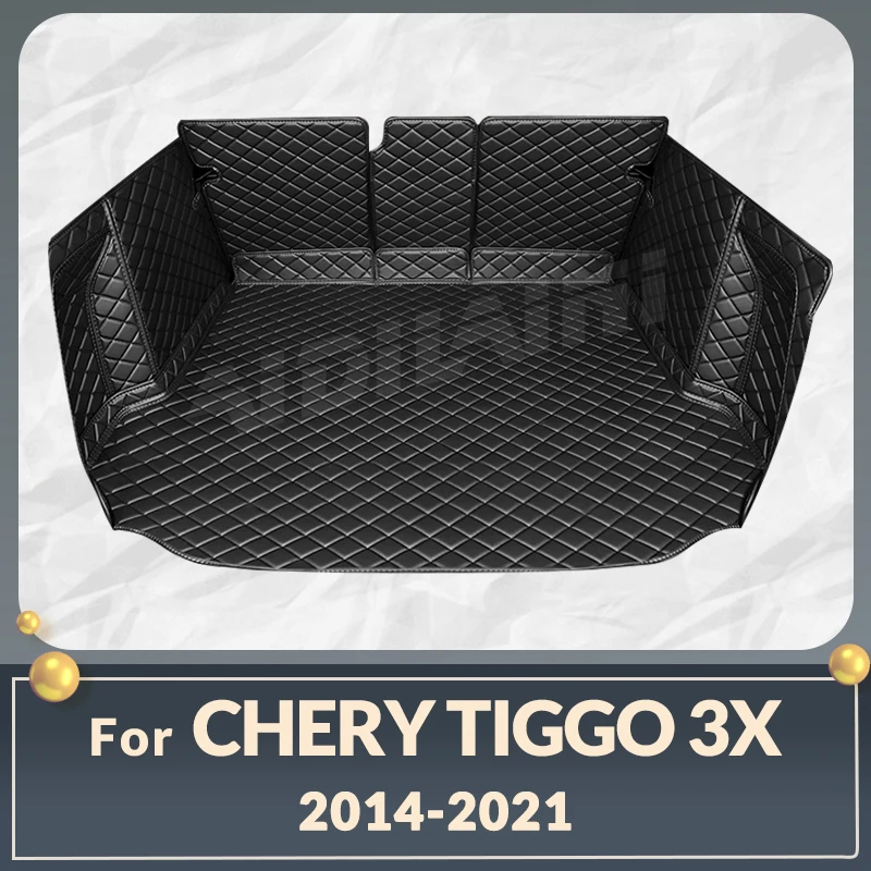

Auto Full Coverage Trunk Mat For Chery Tiggo 3X SUV 2014-2021 20 19 18 17 16 15 Car Cover Pad Interior Protector Accessories