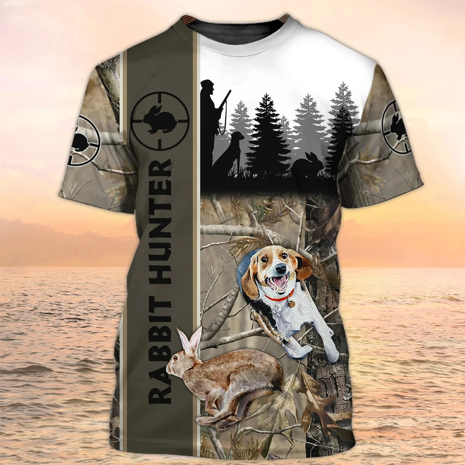 Фото Мужские футболки с рисунком Duck Hunting Dog, футболка с 3D животным принтом, мужская и женская футболка в стиле Харадзюку с короткими рукавами, уличная одежда большого размера, топ Y2k №4