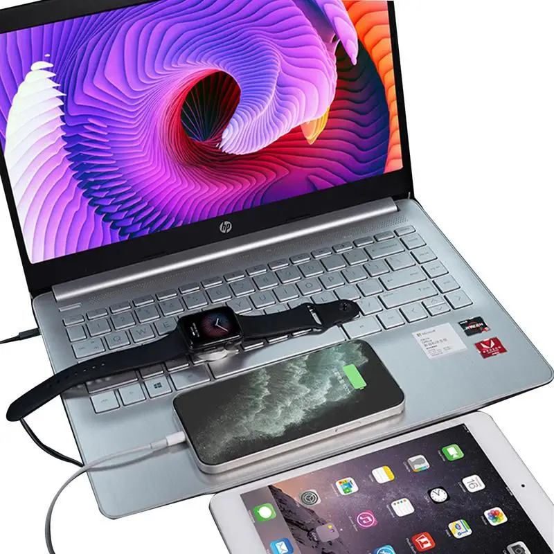 

Концентратор USB C 7 в 1, концентратор Type C на 4k, 3 порта USB 100, Вт