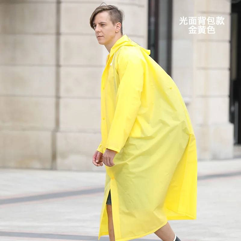 

Роскошный Водонепроницаемый дождевик для туризма на открытом воздухе, универсальный качественный модный дождевик, мотоциклетное пончо, непромокаемый дождевик для походов