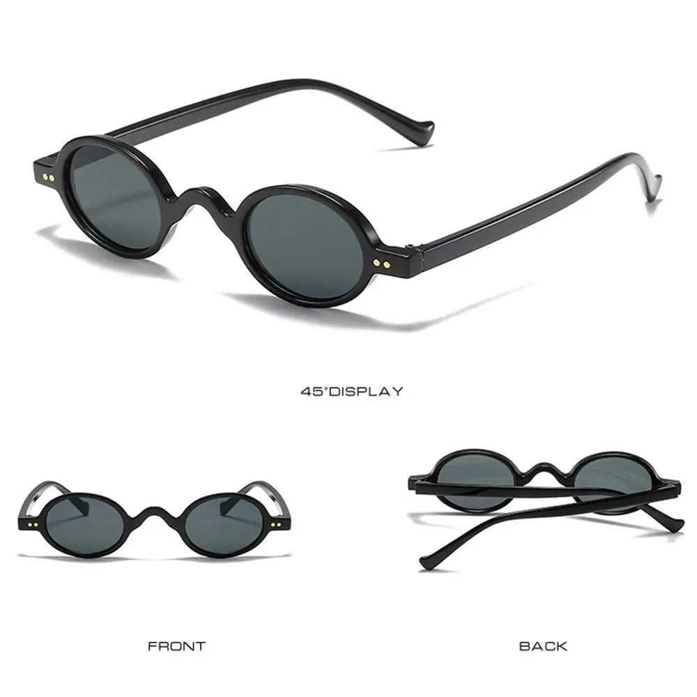 Модные маленькие круглые солнцезащитные очки для женщин Винтажные
