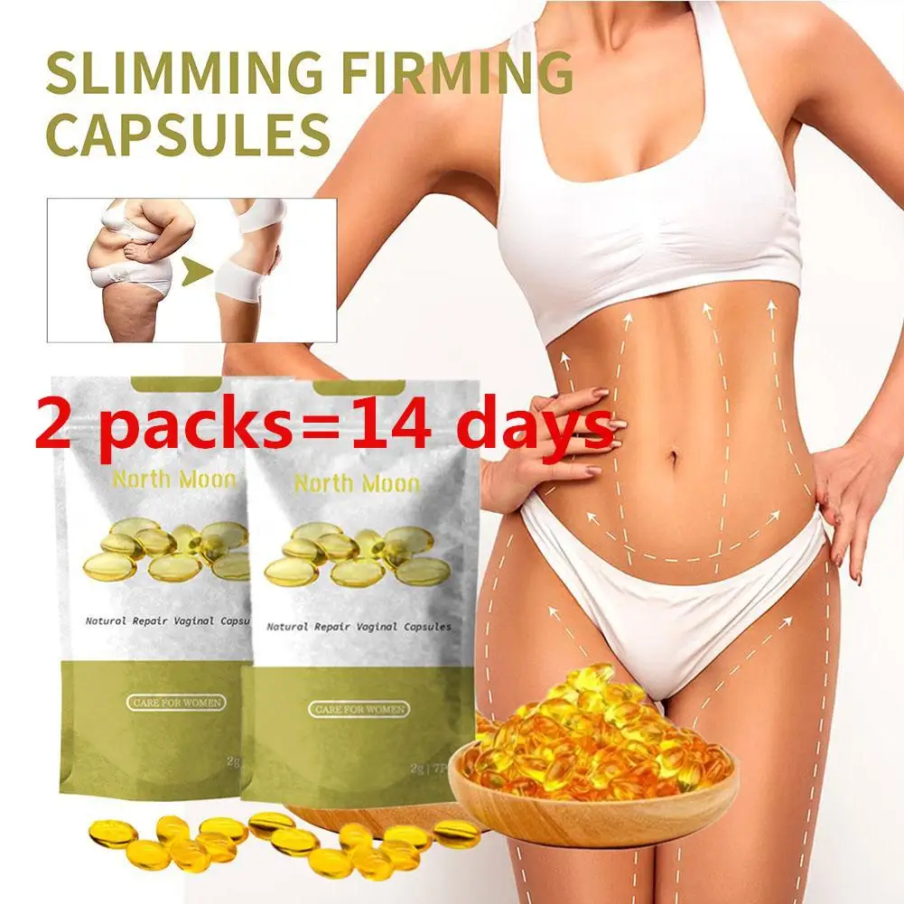 

2 Packs Instant Itching Fat Burning Cellulite Slimming Pills Product Slimming Motility Promotes Body Detox Intestinal Capsules