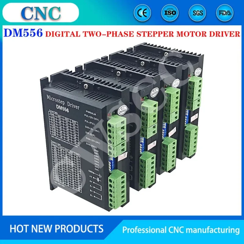 4 шт. DM556 2-фазный цифровой драйвер для NEMA 17 23 34 серии шаговый двигатель CNC машина 3d
