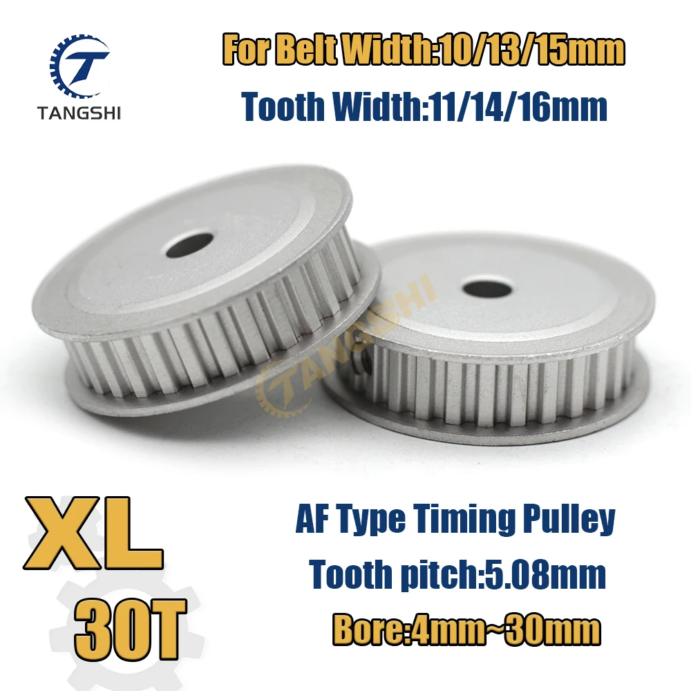 

XL, 30 зубьев, синхронный шкив ГРМ, диаметр от 4 мм до 30 мм для ремня 10/13/15 мм, шкив ремня ГРМ XL 30T